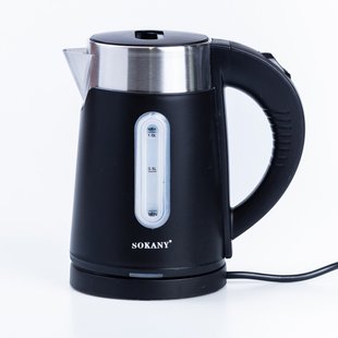 Електрочайник Sokany SK-0808B Water Kettle 1200W Black SK0808B фото