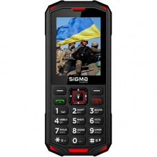 Мобільний телефон Sigma mobile X-treme PA68 Black-Red UA-UCRF