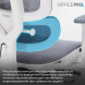 Крісло офісне Officepro Skyline Footrest White/Dark Gray (OC750-W-DG-DG)