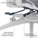 Крісло офісне Officepro Skyline Footrest White/Dark Gray (OC750-W-DG-DG)