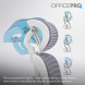 Крісло офісне Officepro Skyline Footrest White/Dark Gray (OC750-W-DG-DG)