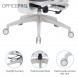 Крісло офісне Officepro Skyline Footrest White/Dark Gray (OC750-W-DG-DG)