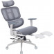 Крісло офісне Officepro Skyline Footrest White/Dark Gray (OC750-W-DG-DG)