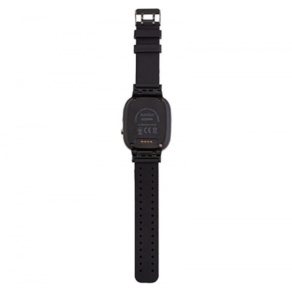 Дитячий смарт-годинник AmiGo GO004 SP Camera+LED Black
