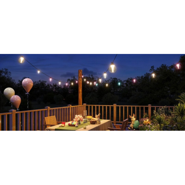 Гірлянда Smart LED Govee H7025 Outdoor Clear Bulb String Lights 15м (H7025CB1)