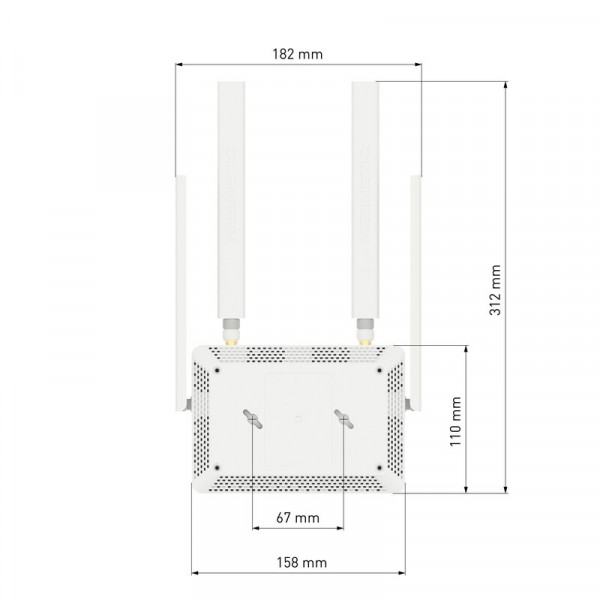 Бездротовий маршрутизатор KEENETIC Runner 4G (KN-2210-01DE)