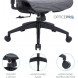 Крісло офісне Officepro Elegant OC660-B-DG-DG Black/Dark Gray