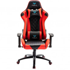 Крісло для геймерів Aula F1029 Gaming Chair Black/Red (6948391286181)