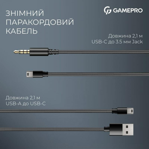 Гарнітура GamePro Asgard Freya Black (HS145B)