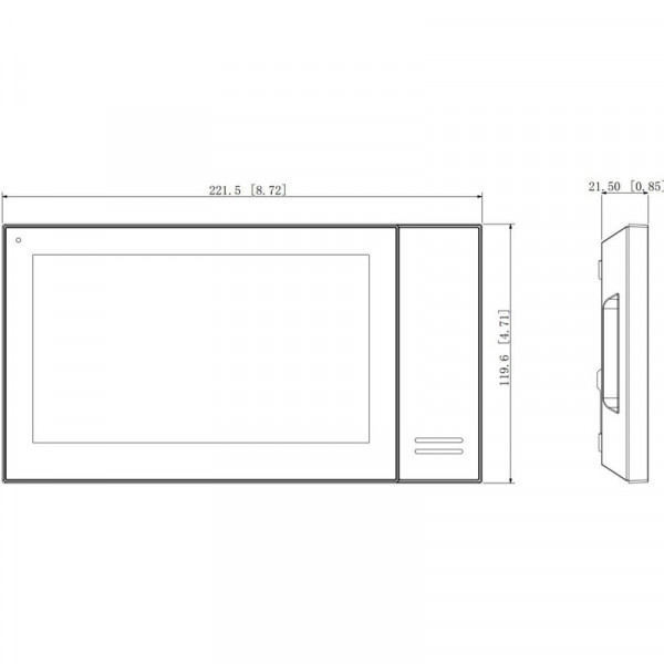 IP-відеодомофон Dahua DHI-VTH2421FW-P White