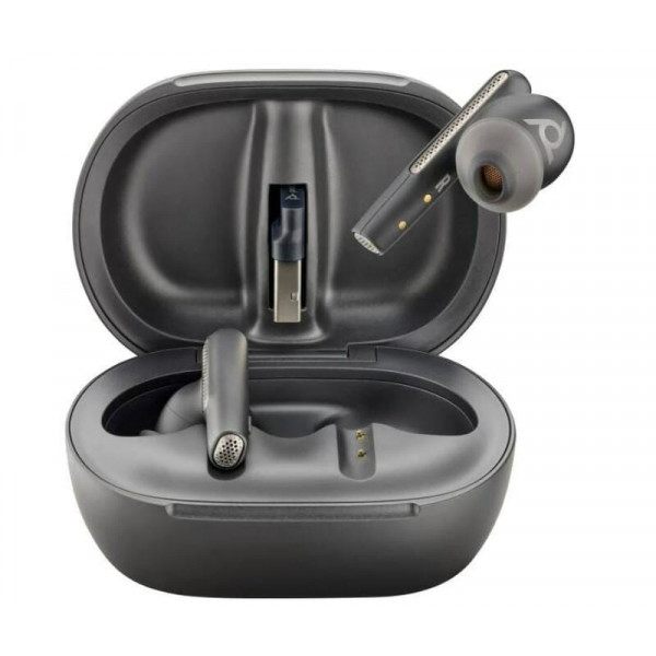 Bluetooth-гарнітура Poly Voyager Free 60+ Earbuds + BT700A + TSCHC Black (7Y8G3AA)