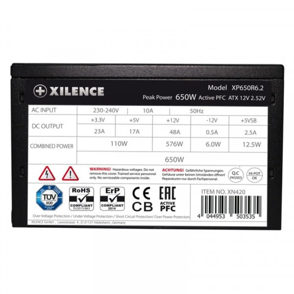 Блок живлення Xilence Performance C (XP650R6.2) 650W