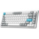Клавіатура бездротова GamePro Asgard Yord Keychron Super Red Switch White (MK266WH)