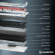 Клавіатура бездротова GamePro Asgard Yord Keychron Super Red Switch White (MK266WH)