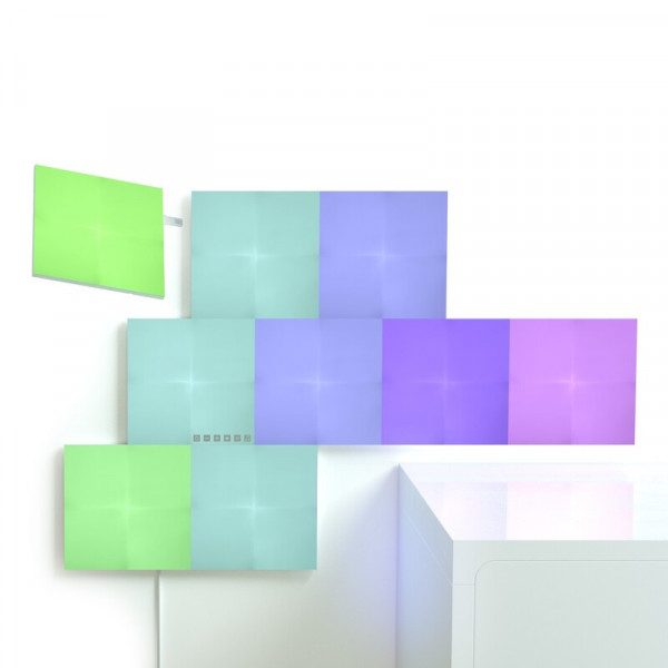 Розумна система освітлення Nanoleaf Canvas Smarter Kit Apple HomeKit, 9 шт. (NL29-0002SW-9PK)