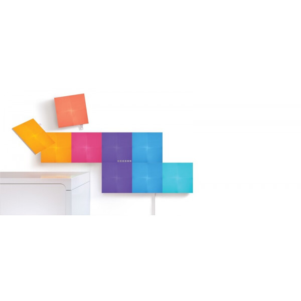 Розумна система освітлення Nanoleaf Canvas Smarter Kit Apple HomeKit, 9 шт. (NL29-0002SW-9PK)