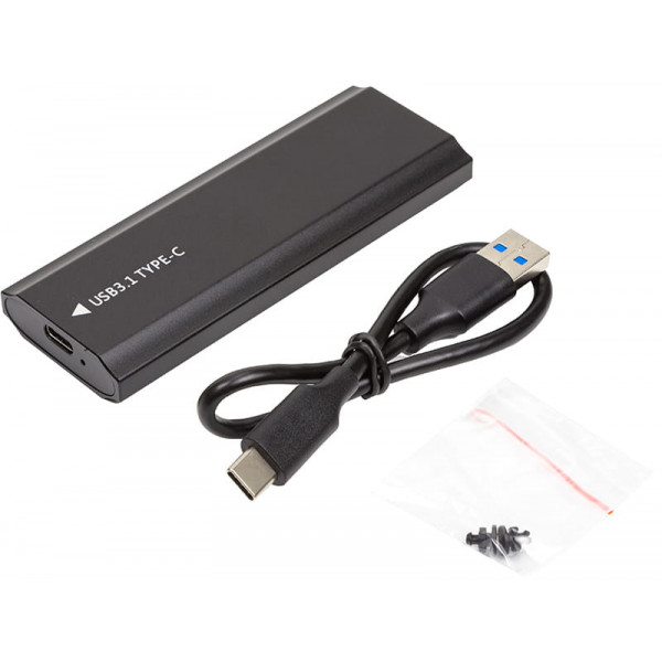 Зовнішня кишеня PowerPlant для SSD Premium M.2 PCIe NGFF/NVMe USB3.1 (HC380459)