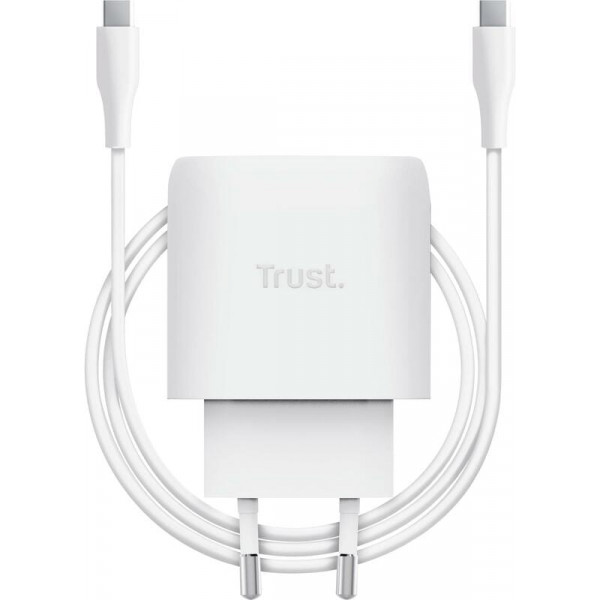 Зарядний пристрій Trust Maxo 45W White (25522)