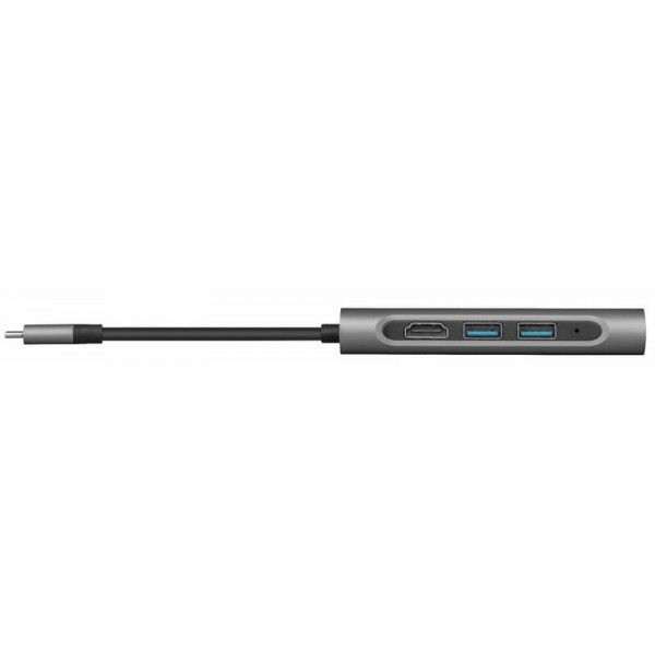 USB-хаб Trust Dalyx Aluminium USB Type-C 7-в-1 (23775)