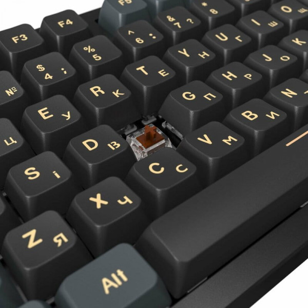 Клавіатура Montech MKey TKL Darkness Black (MK87DB)