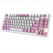 Клавіатура бездротова MSI Forge GK600 TKL Wireless Violet