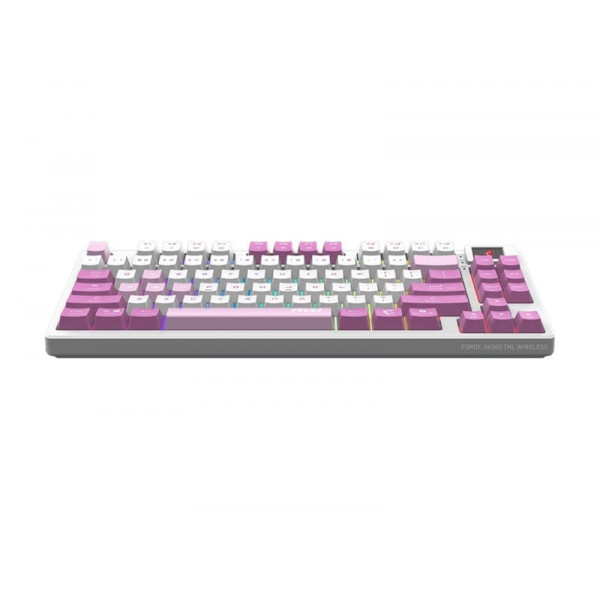 Клавіатура бездротова MSI Forge GK600 TKL Wireless Violet