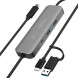 USB-хаб J5create Wormhole Switch Grey (JCH462-N)