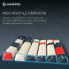Клавіатура бездротова GamePro Asgard Drakkar Keychron Super Red Switch Blue (MK305BL)