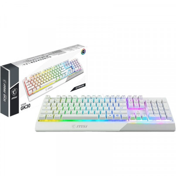 Клавіатура MSI Vigor GK30 UA White (S11-04UA301-CLA)