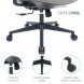 Крісло офісне OfficePro Elegant OC600-B-DG-DG Black/Dark Gray