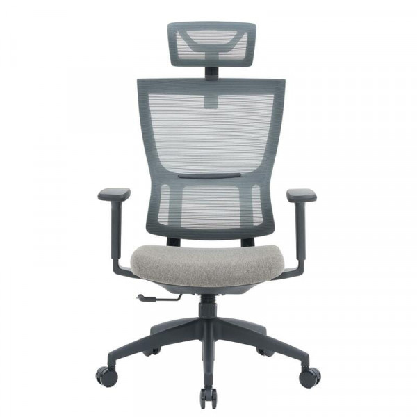 Крісло офісне OfficePro Elegant OC600-B-DG-DG Black/Dark Gray