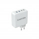 Мережевий зарядний пристрій Canyon H-100 (4USB) GaN PD 100W QC3.0 White (CND-CHA100W01)