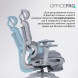 Крісло офісне Officepro Skyline Footrest Gray/Dark Gray (OC750-G-DG-DG)