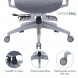 Крісло офісне Officepro Skyline Footrest Gray/Dark Gray (OC750-G-DG-DG)