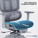 Крісло офісне Officepro Skyline Footrest Gray/Dark Gray (OC750-G-DG-DG)