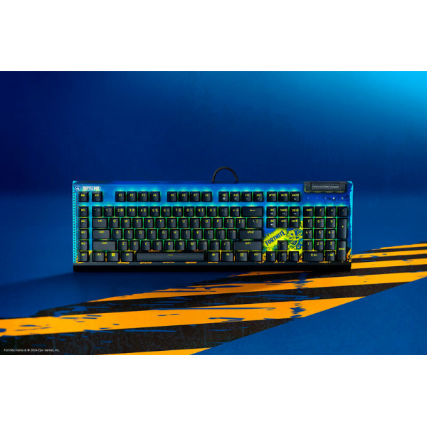 Клавіатура Razer BlackWidow V4 X Yellow Switch Fortnite (RZ03-04703600-R3M1)