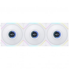 Вентилятор Lian Li TLLCD 120-3, White Cooler (G99.12TLLCD3W.00)