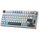 Клавіатура бездротова Aula S75 Pro White (6978080502148)