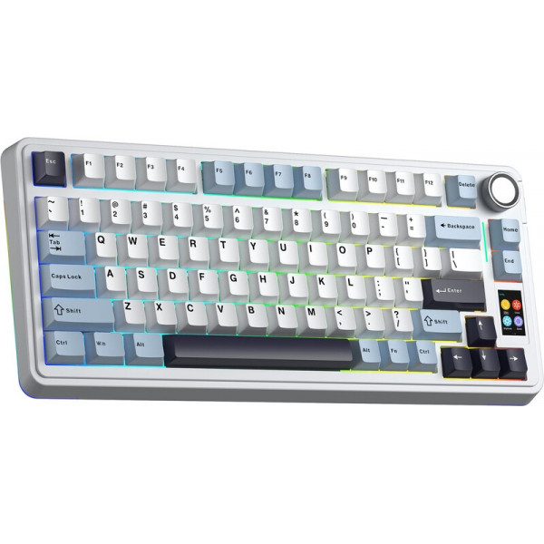 Клавіатура бездротова Aula S75 Pro White (6978080502148)