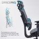 Крісло офісне Officepro Skyline Footrest Black/Dark Gray (OC750-B-DG-DG)