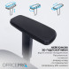 Крісло офісне Officepro Skyline Footrest Black/Dark Gray (OC750-B-DG-DG)
