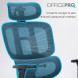 Крісло офісне Officepro Skyline Footrest Black/Dark Gray (OC750-B-DG-DG)