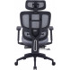 Крісло офісне Officepro Skyline Footrest Black/Dark Gray (OC750-B-DG-DG)