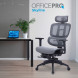 Крісло офісне Officepro Skyline Footrest Black/Dark Gray (OC750-B-DG-DG)