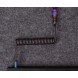 Кабель для клавіатури Keychron Premium Coiled Aviator Cable-Straight Rainbow Palted black (CAB5_KEYCHRON)