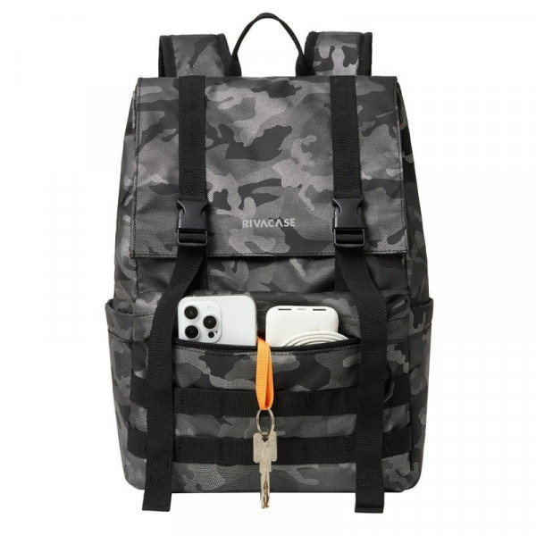 Рюкзак Rivacase Sherwood 7621 15 л Grey Camo