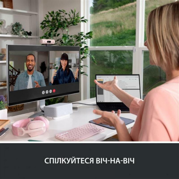 Веб-камера Logitech Brio 500 Rose (960-001421)