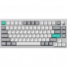 Клавіатура бездротова Lemokey P1 Pro Keychron Super Banana Switch UA Space Silver (P1P-X4-UA)