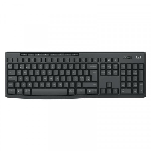 Комплект (клавіатура, миша) бездротовий Logitech MK370 Graphite (920-012077)