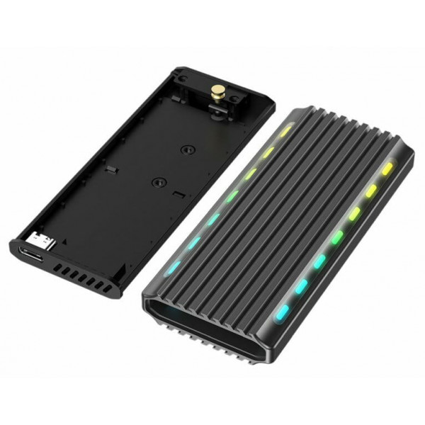 Зовнішня кишеня Gembird SSD M.2, USB 3.0, Black (EE2280-U3C-03)